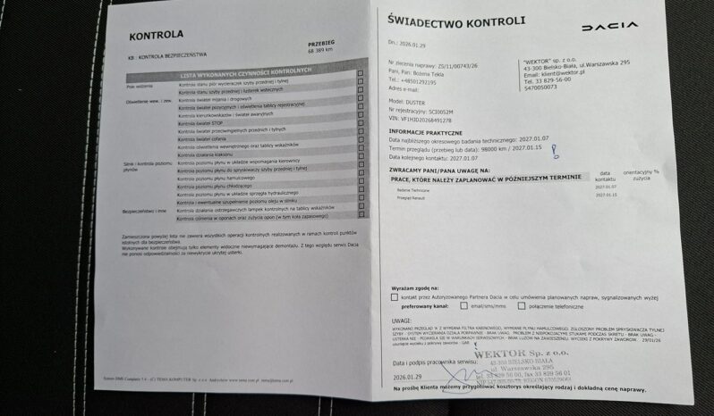 DACIA Duster  | FWD (przód) | Automatyczna | 150 KM | pomaranczowy full