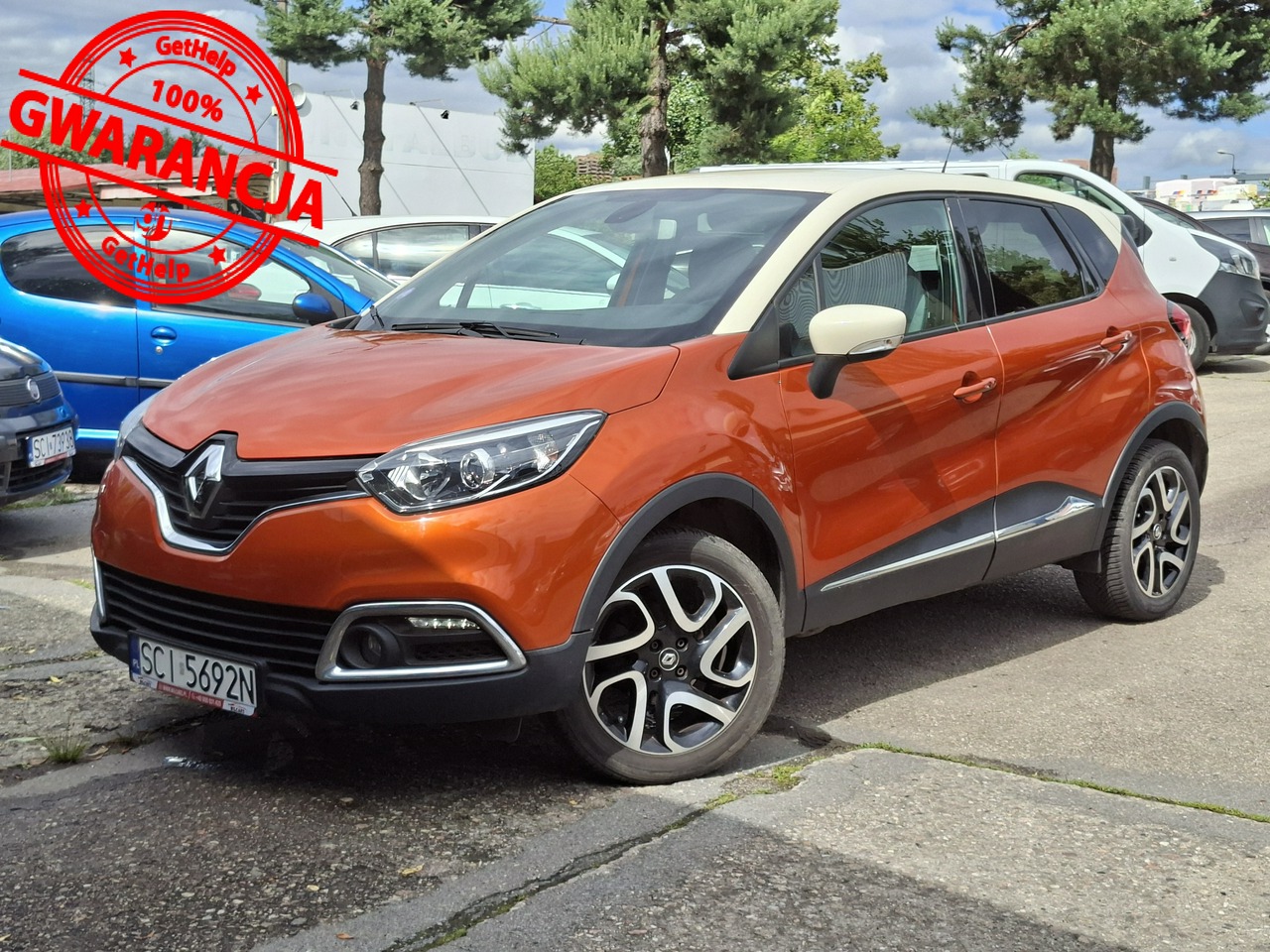 Renault Captur  | Fwd (Przód) | Manualna | 90 Km | Pomaranczowy