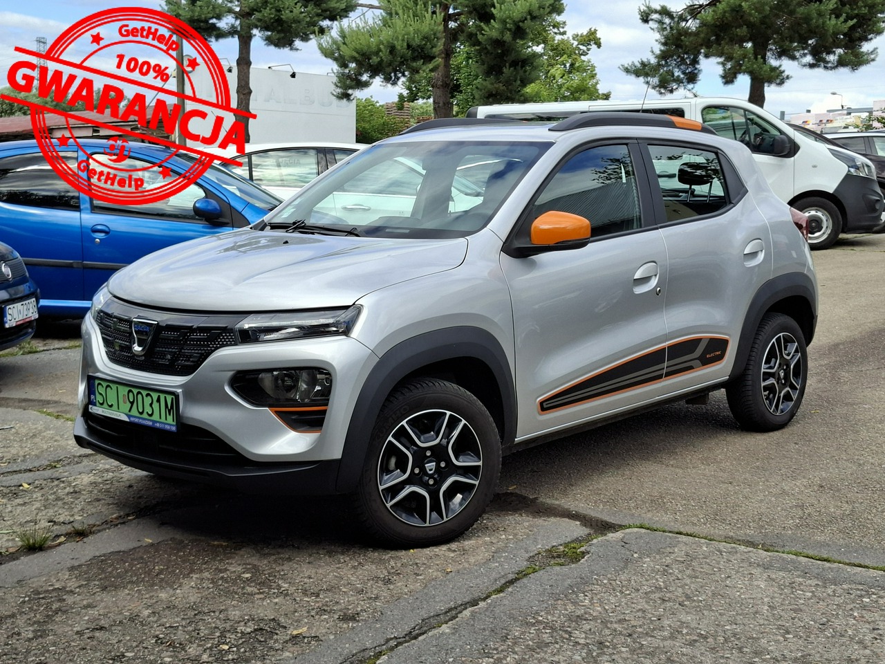 Dacia Spring | Fwd (Przód) | Automatyczna | 45 Km | Srebrny
