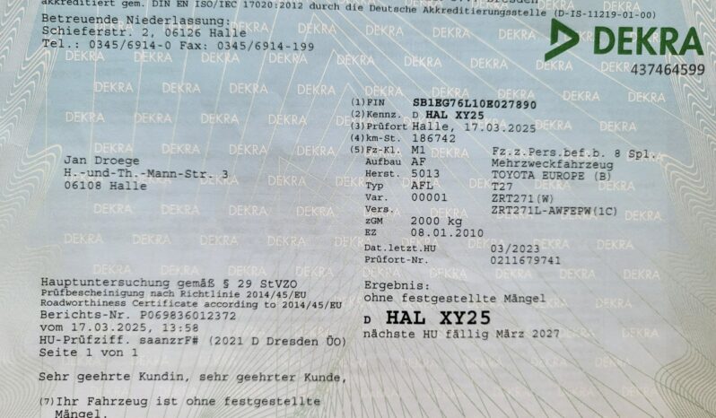 TOYOTA Avensis  | FWD (przód) | Manualna | 147 KM | Czarny full