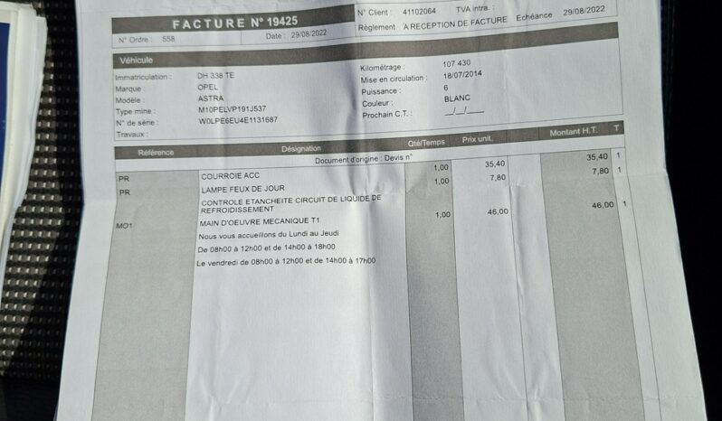 OPEL Astra | FWD (przód) | Manualna | 120 KM | bialy full