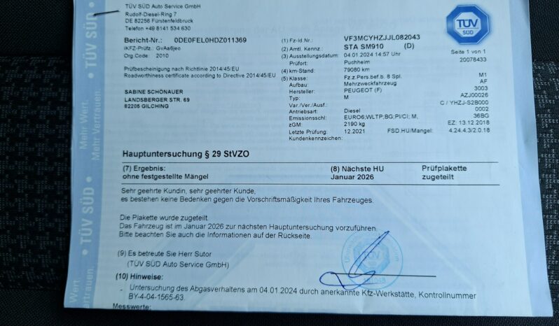 PEUGEOT 5008  | FWD (przód) | Manualna | 130 KM | Niebieski full