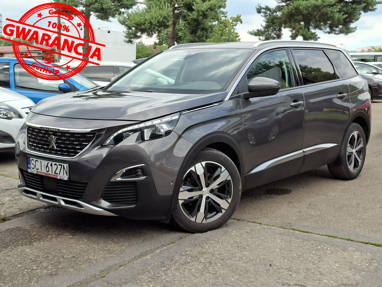 Peugeot 5008  | Fwd (Przód) | Automatyczna | 130 Km | Szary