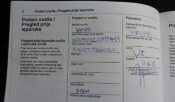 OPEL Zafira  | FWD (przód) | Manualna | 140 KM | Szary full