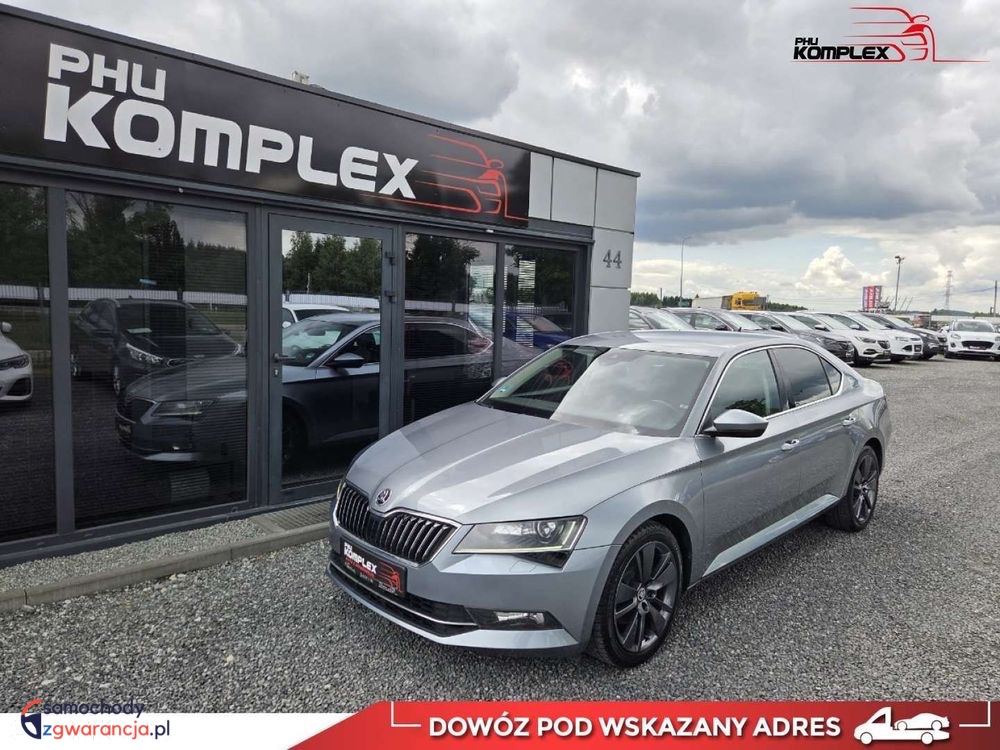 Skoda Superb  | Fwd (Przód) | Automatyczna | 190 Km | Szary