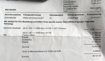 Hyundai i40 | FWD (przód) | Automatyczna | 141 KM | Szary full