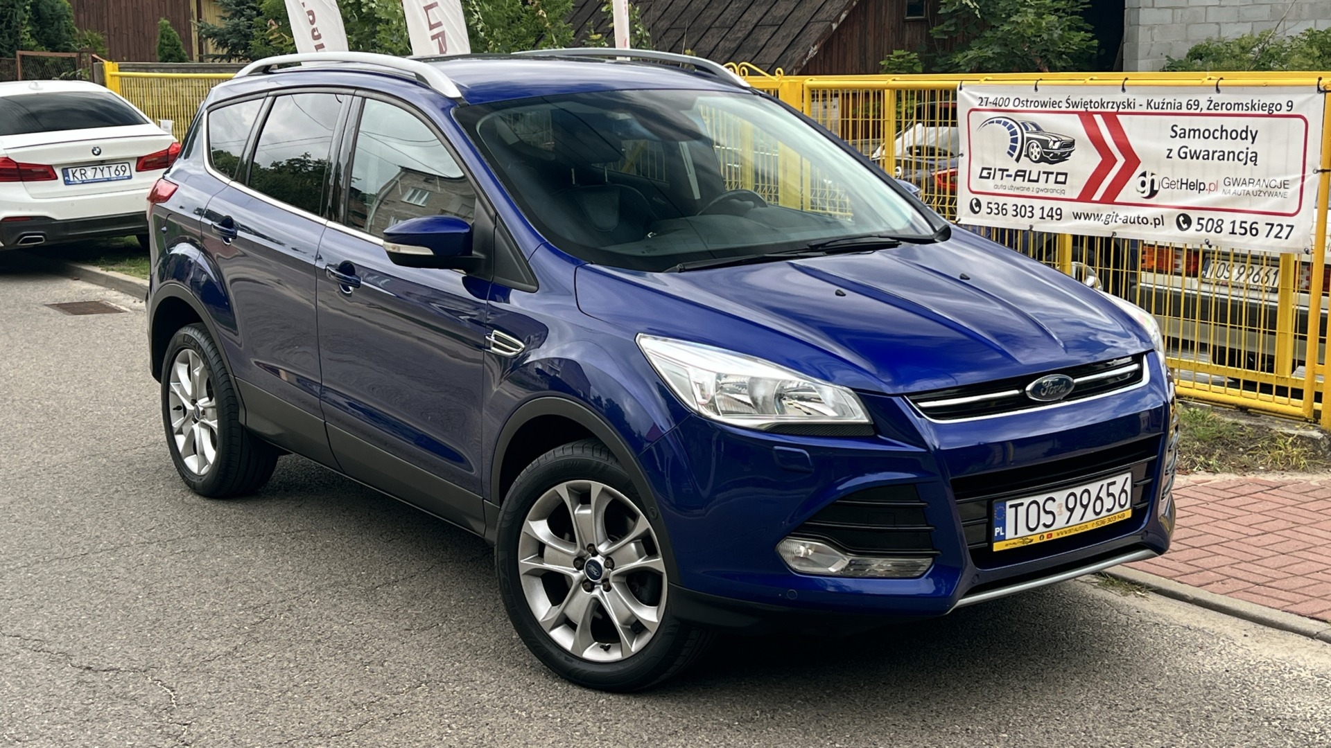Ford Kuga | 4×4 (Doł. Automatycznie) | Manualna | 150 Km | Niebieski