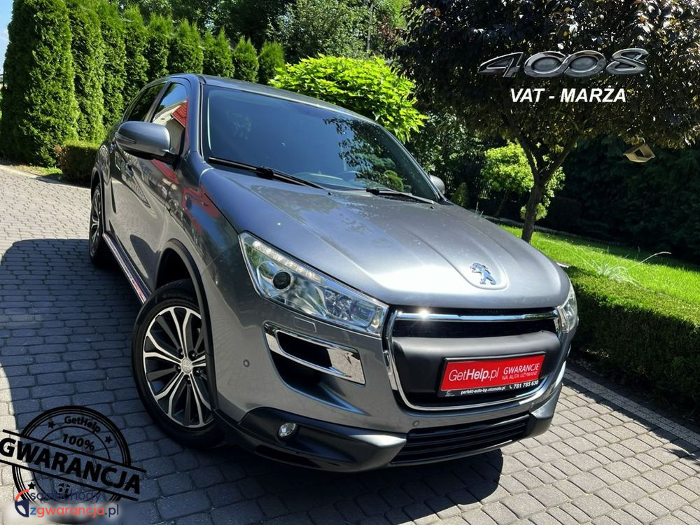 Peugeot 4008 | 4X4 (Doł. Ręcznie) | Manualna | 115 Km | Szary