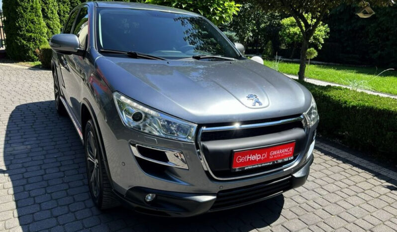 Peugeot 4008 | 4×4 (doł. ręcznie) | Manualna | 115 KM | Szary full