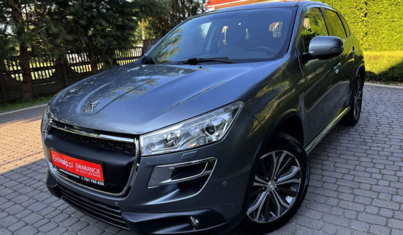 Peugeot 4008 | 4×4 (doł. ręcznie) | Manualna | 115 KM | Szary full