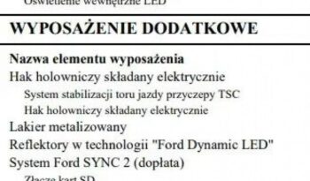 Ford Mondeo | FWD (przód) | Automatyczna | 180 KM | Niebieski full