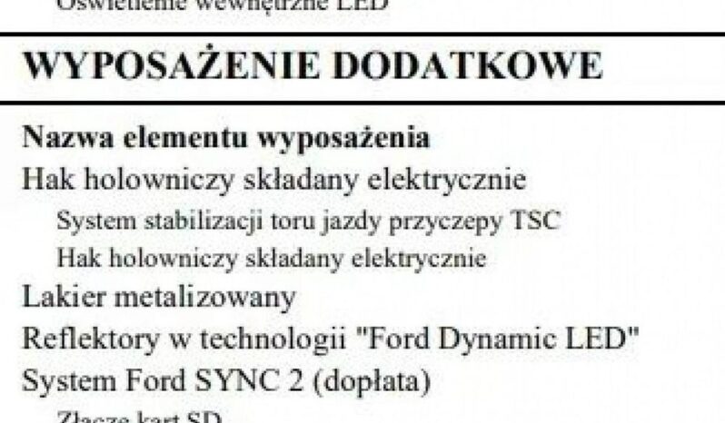 Ford Mondeo | FWD (przód) | Automatyczna | 180 KM | Niebieski full