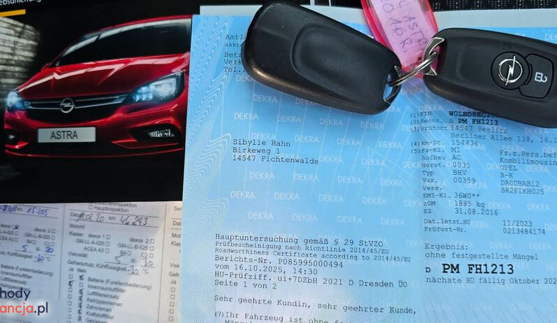 Opel Astra | FWD (przód) | Manualna | 150 KM | Czarny full