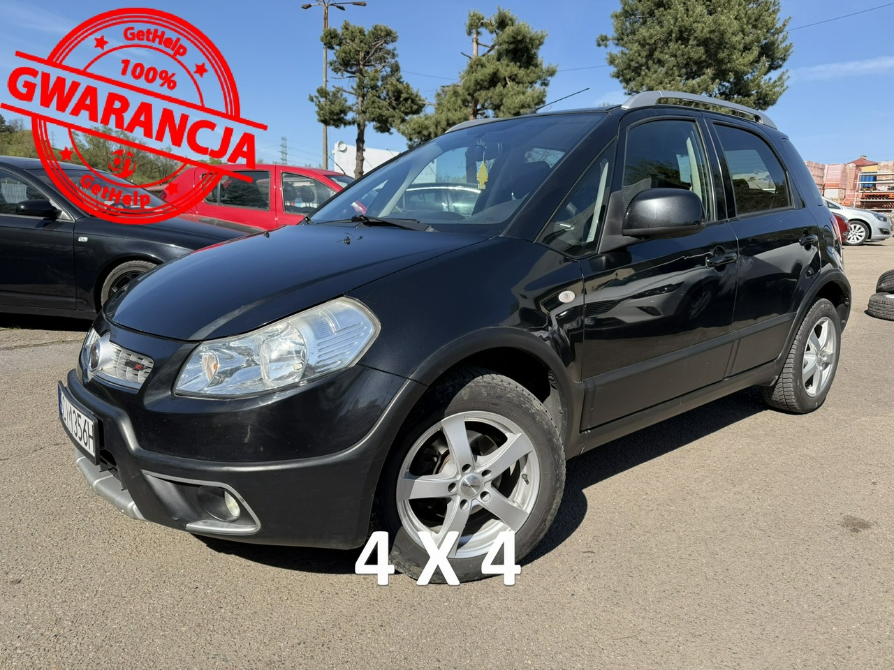 Fiat Sedici | 4X4 (Doł. Automatycznie) | Manualna | 135 Km | Czarny