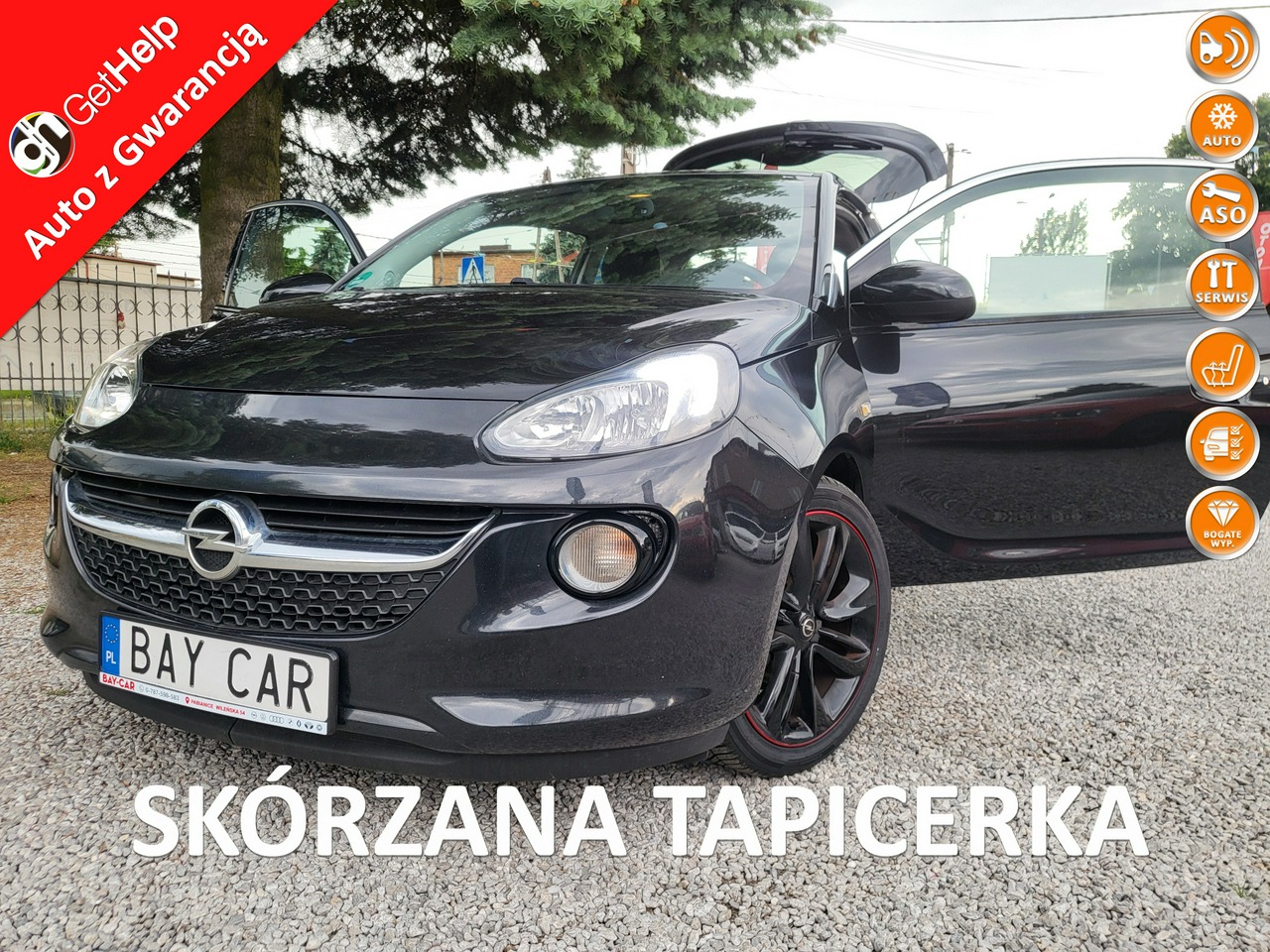 Opel Adam | Fwd (Przód) | Manualna | 87 Km | Czarny