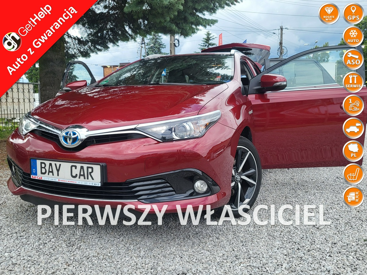 Toyota Auris | Fwd (Przód) | Manualna | 136 Km | Bordowy
