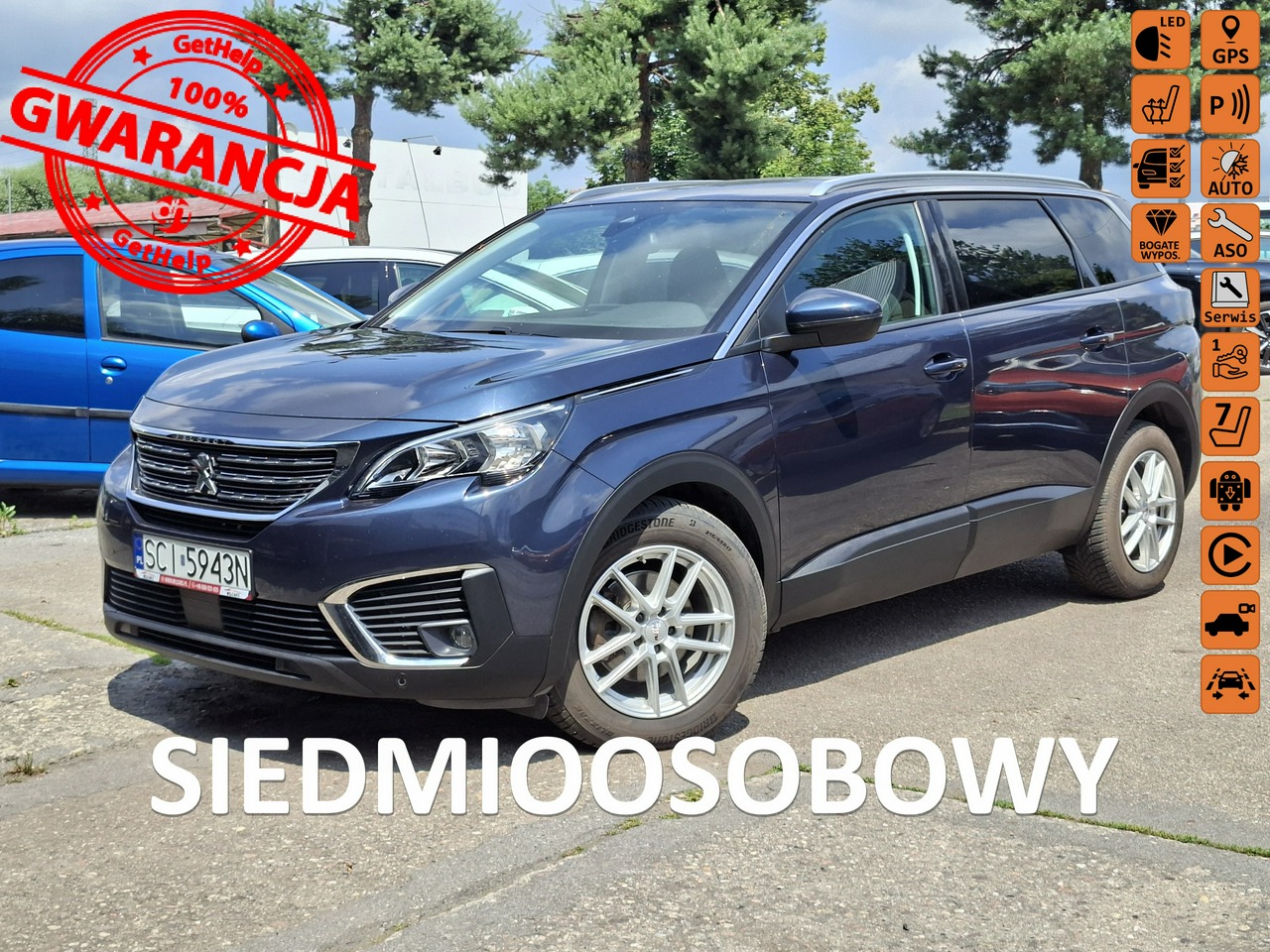 Peugeot 5008 | Fwd (Przód) | Manualna | 130 Km | Niebieski