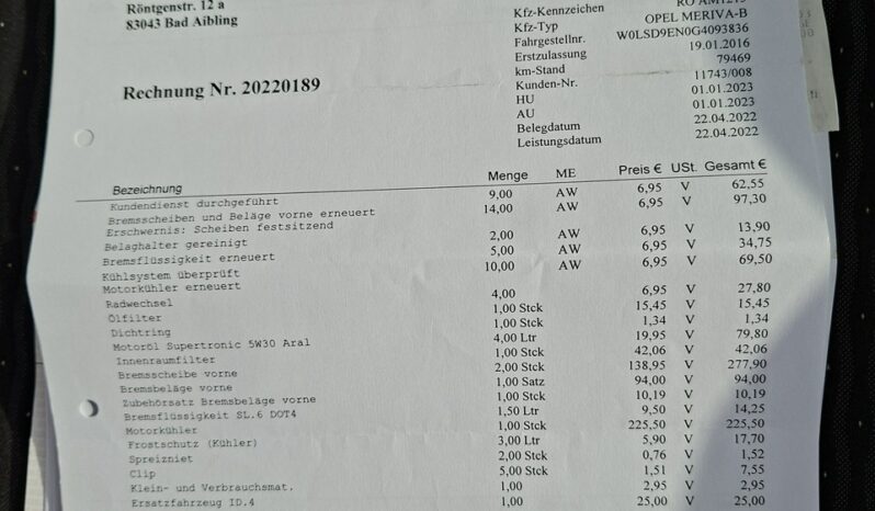 Opel Meriva | FWD (przód) | Manualna | 140 KM | Szary full