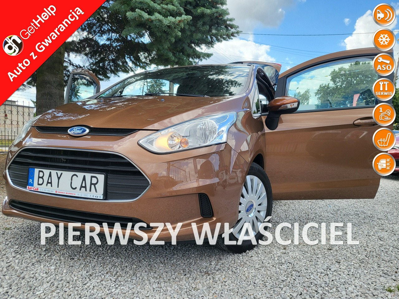 Ford B-Max | Fwd (Przód) | Manualna | 100 Km | Brązowy