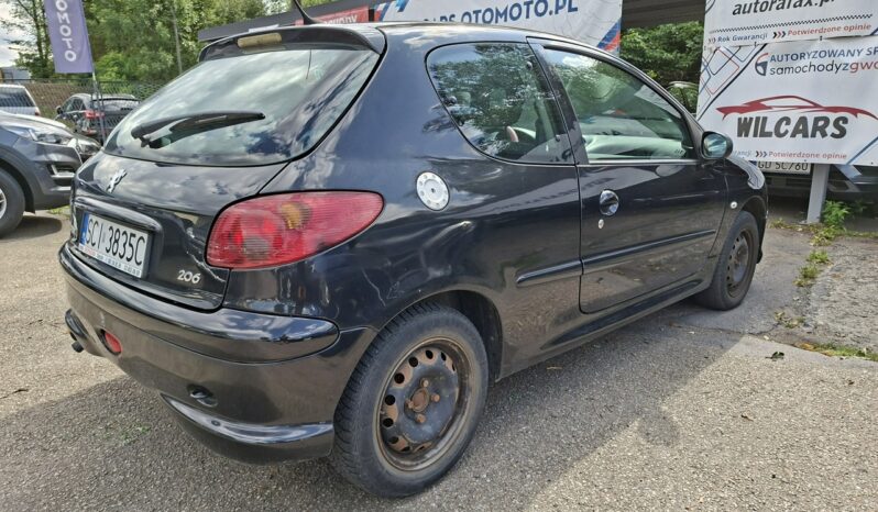Peugeot 206 | FWD (przód) | Manualna | 75 KM | Czarny full