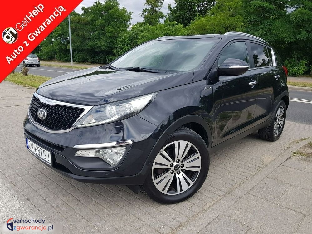 Kia Sportage | 4×4 (Doł. Automatycznie) | Automatyczna | 184 Km | Czarny