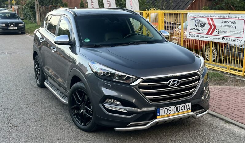 Hyundai Tucson | 4×4 (doł. automatycznie) | Manualna | 136 KM | Szary full