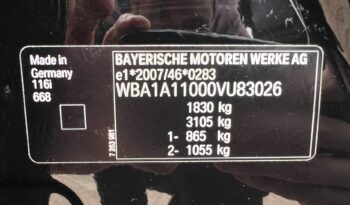 BMW Seria 1 | RWD (tył) | Manualna | 136 KM | Czarny full