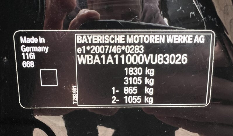 BMW Seria 1 | RWD (tył) | Manualna | 136 KM | Czarny full