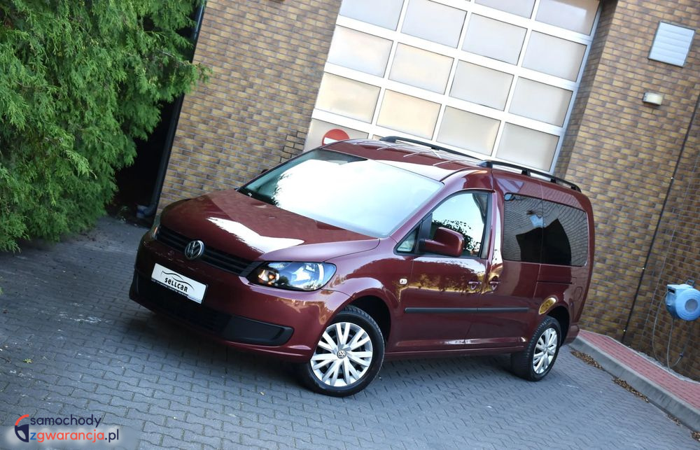Volkswagen Caddy | Fwd (Przód) | Automatyczna | 102 Km | Bordowy