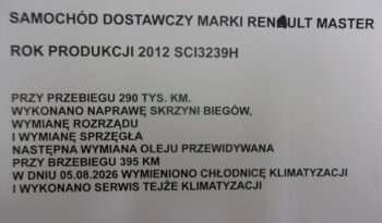 Renault Master | FWD (przód) | Manualna | 145 KM | Biały full