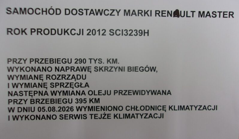 Renault Master | FWD (przód) | Manualna | 145 KM | Biały full