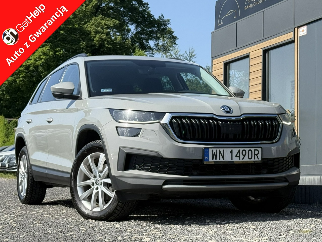 Skoda Kodiaq | Fwd (Przód) | Automatyczna | 150 Km | Szary