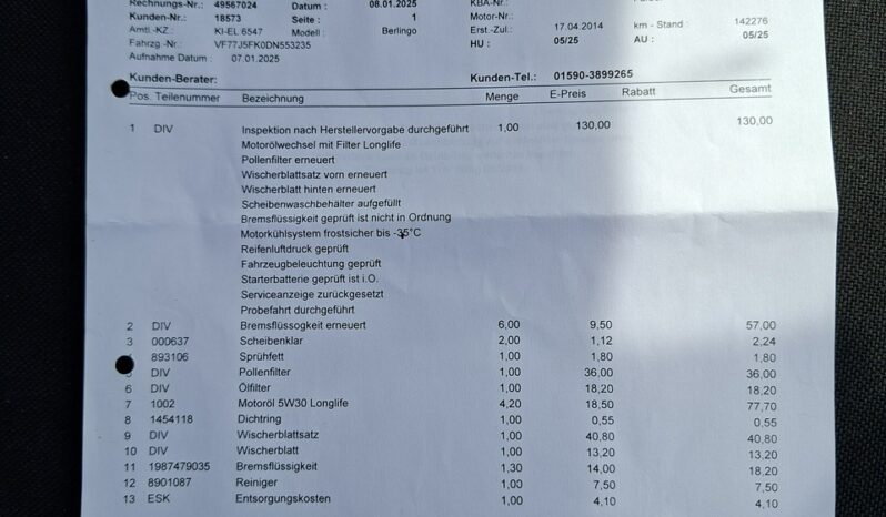 Citroën Berlingo | FWD (przód) | Manualna | 98 KM | Szary full