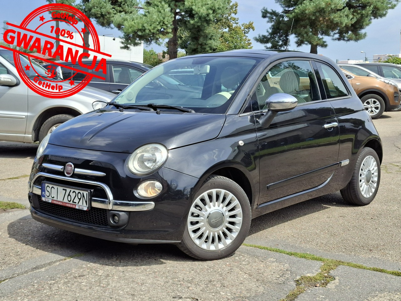 Fiat 500 | Fwd (Przód) | Manualna | 100 Km | Czarny