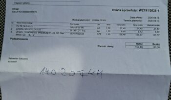 Fiat 500 | FWD (przód) | Manualna | 100 KM | Czarny full