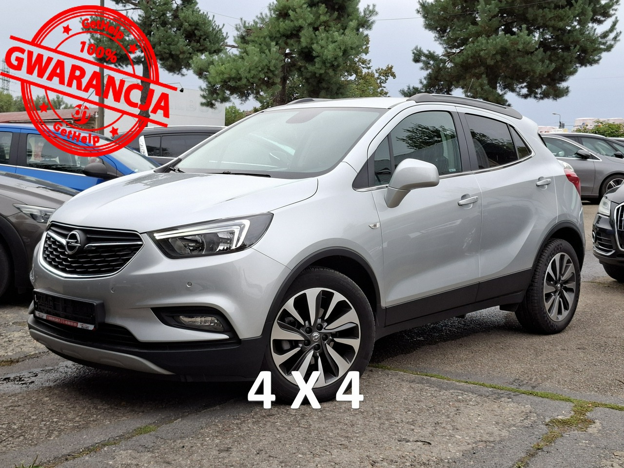 Opel Mokka X | 4X4 (Doł. Automatycznie) | Manualna | 140 Km | Srebrny
