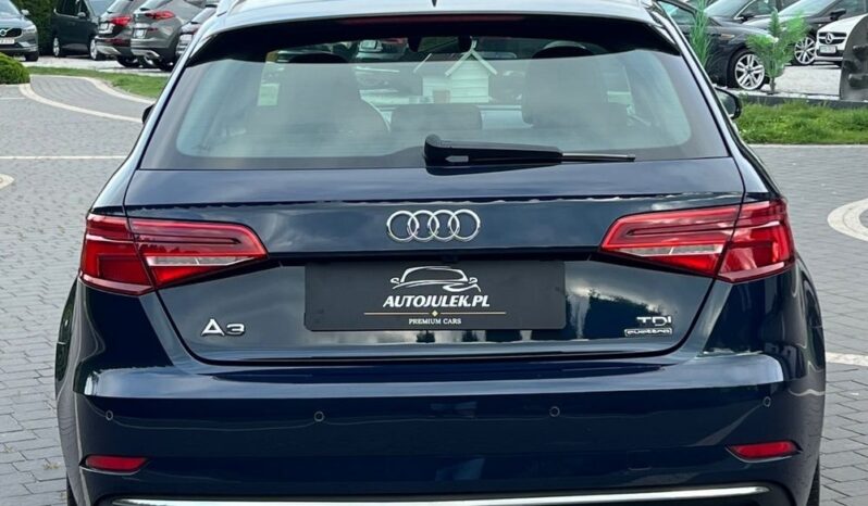 Audi   A3 Sportback    184 KM    Automatyczna    4×4 (stały)    Niebieski full