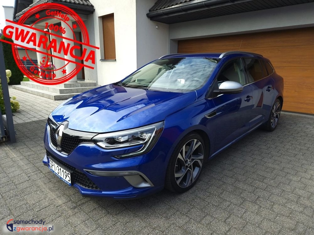Renault Megane | Fwd (Przód) | Automatyczna | 205 Km | Niebieski