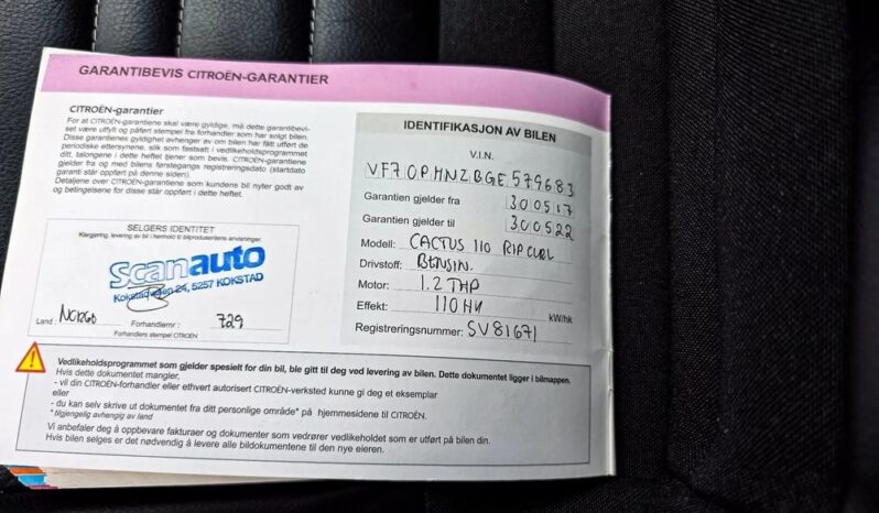 Citroën C4 Cactus | FWD (przód) | Manualna | 110 KM | Czarny full