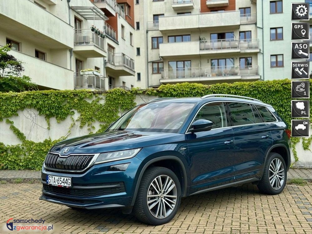 Skoda Kodiaq | 4X4 (Doł. Automatycznie) | Automatyczna | 190 Km | Niebieski