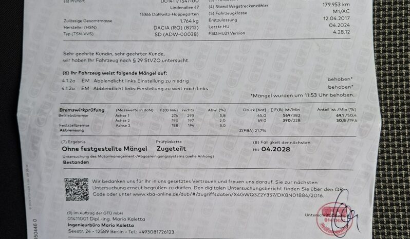 Dacia Dokker | FWD (przód) | Manualna | 102 KM | Granatowy full