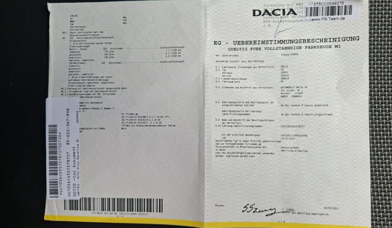 Dacia Dokker | FWD (przód) | Manualna | 102 KM | Granatowy full