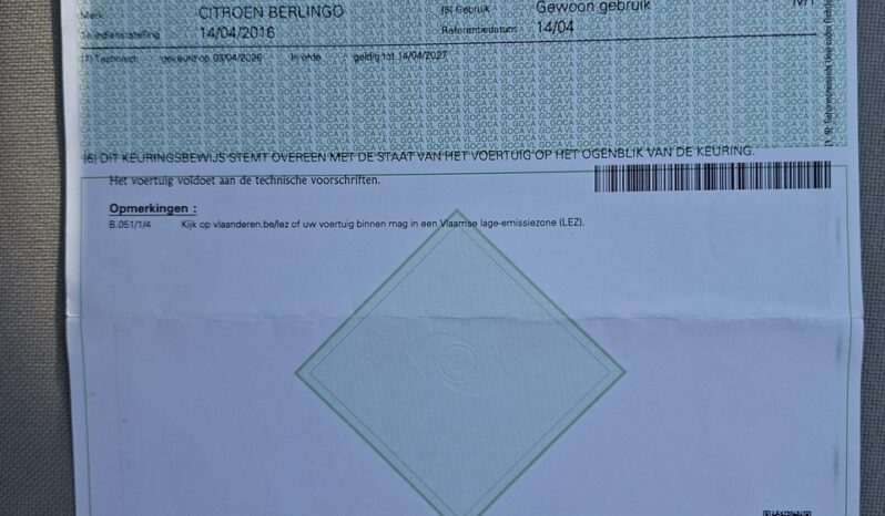Citroën Berlingo | FWD (przód) | Manualna | 98 KM | Szary full