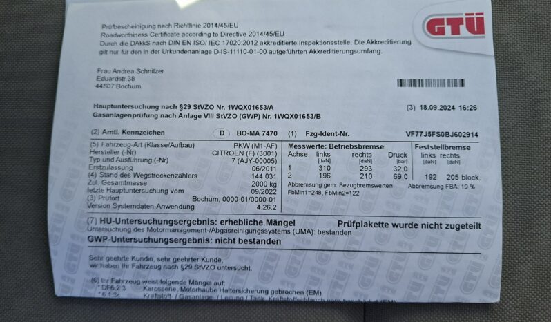 Citroën Berlingo | FWD (przód) | Manualna | 120 KM | Czarny full