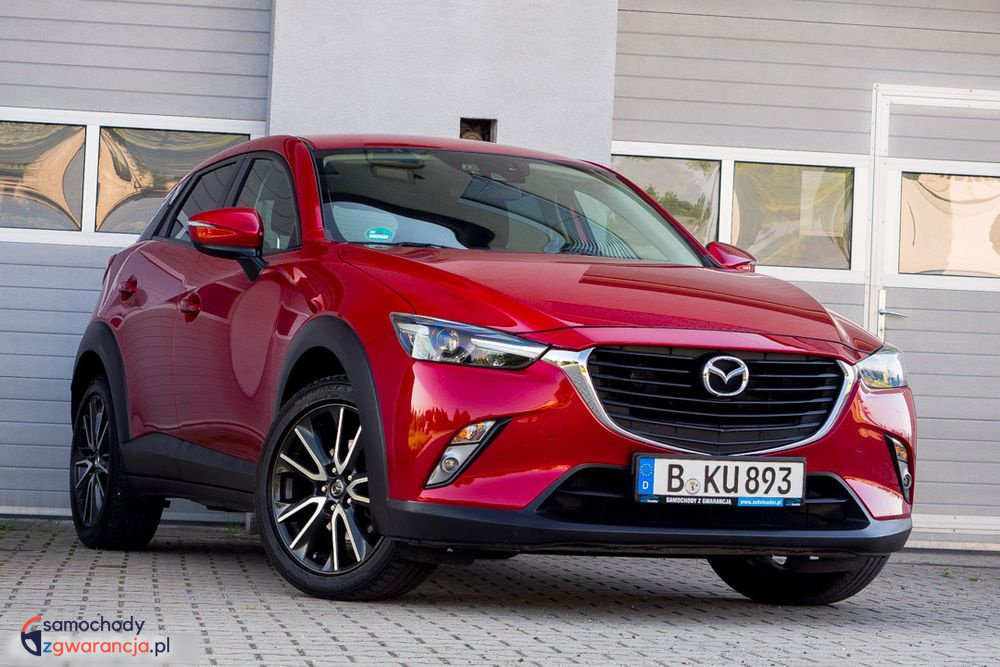 Mazda Cx-3 | 4×4 (Doł. Automatycznie) | Automatyczna | 150 Km | Bordowy