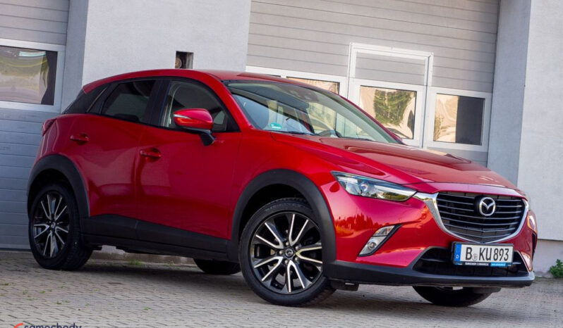 Mazda CX-3 | 4×4 (doł. automatycznie) | Automatyczna | 150 KM | Bordowy full