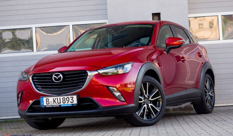 Mazda CX-3 | 4×4 (doł. automatycznie) | Automatyczna | 150 KM | Bordowy full