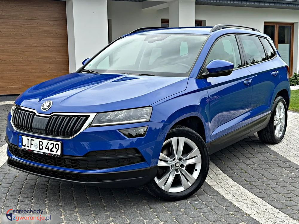 Skoda Karoq | 4×4 (Doł. Ręcznie) | Automatyczna | 150 Km | Niebieski