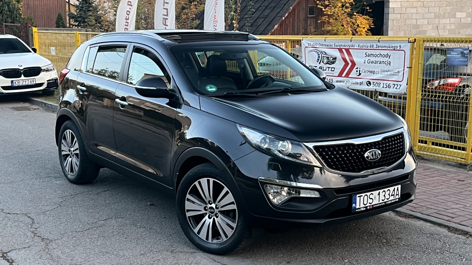 Kia Sportage | 4×4 (Doł. Automatycznie) | Manualna | 136 Km | Czarny