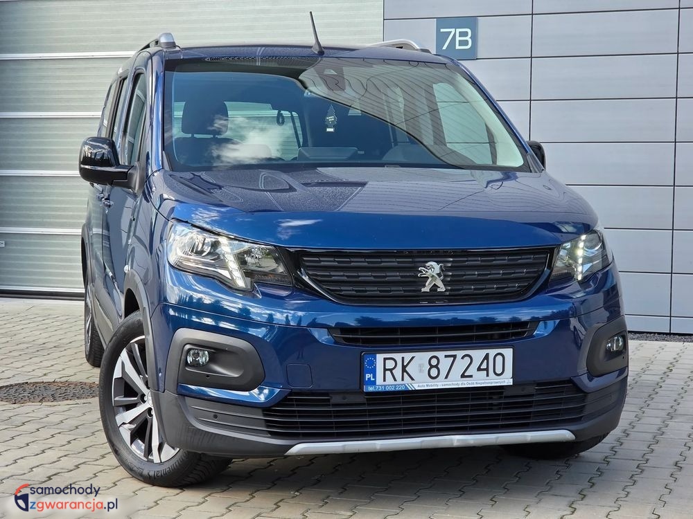 Peugeot Rifter | Fwd (Przód) | Automatyczna | 131 Km | Niebieski